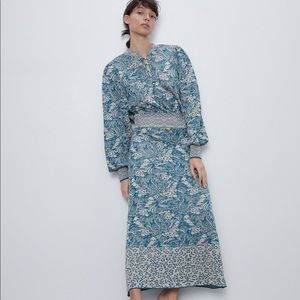 Zara JACQUARD DRESS